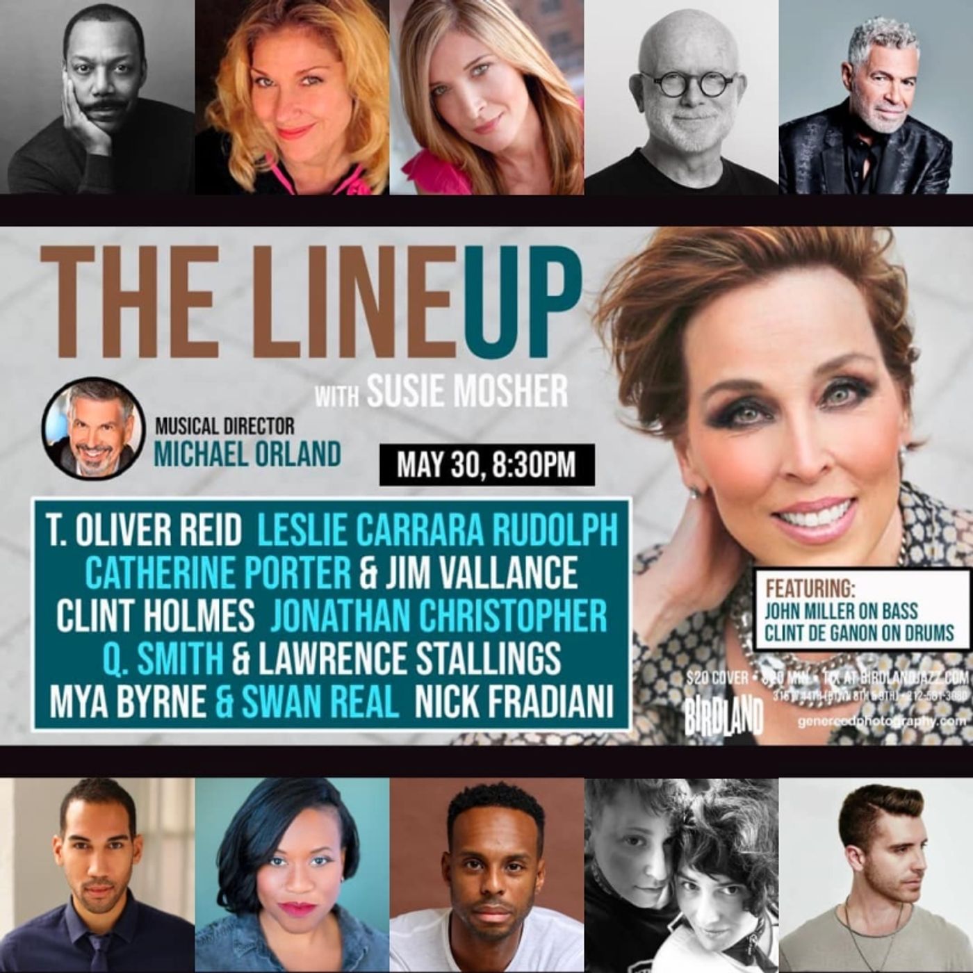 Photos: May 23rd THE LINEUP WITH SUSIE MOSHER Fotos Feature Birthday Fellow RIchard Jay-Alexander  Image