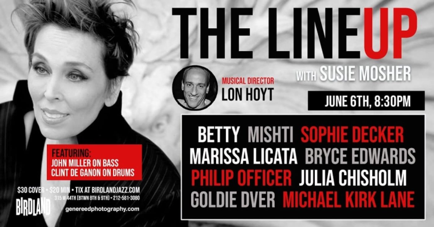 Photos: May 30th THE LINEUP WITH SUSIE MOSHER In Matt Baker's Artistic Style Photos: May 30th THE LINEUP WITH SUSIE MOSHER In Matt Baker's Artistic Style Image