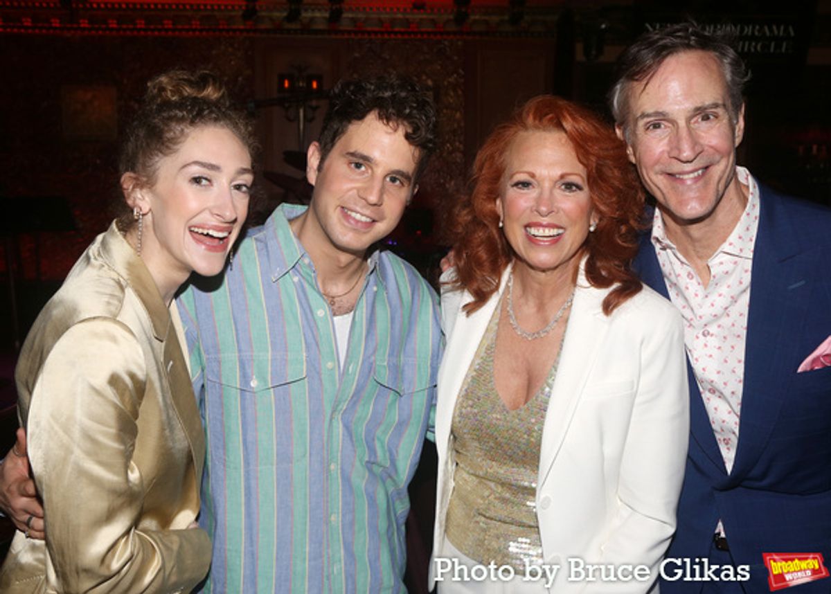 Micaela Diamond, Ben Platt, Carolee Carmello and Howard McGillin at 