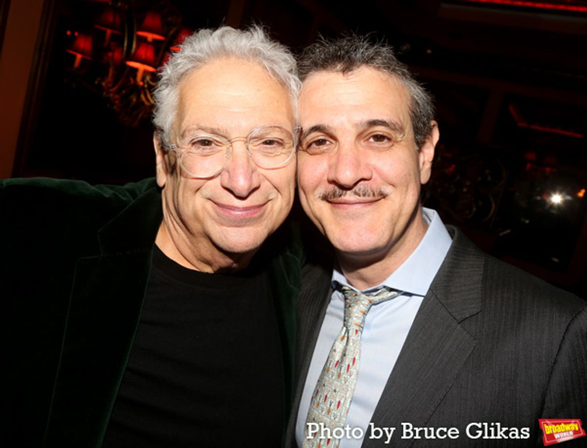 Harvey Fierstein and New York Drama Critics' Circle President Adam Feldman at 