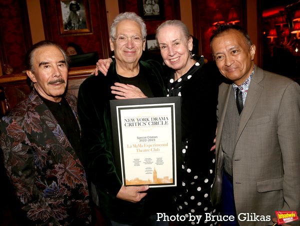 La Mama''s Nicky Paraiso, Harvey Fierstein, Executive Director Mary Fulham and Frank  Photo