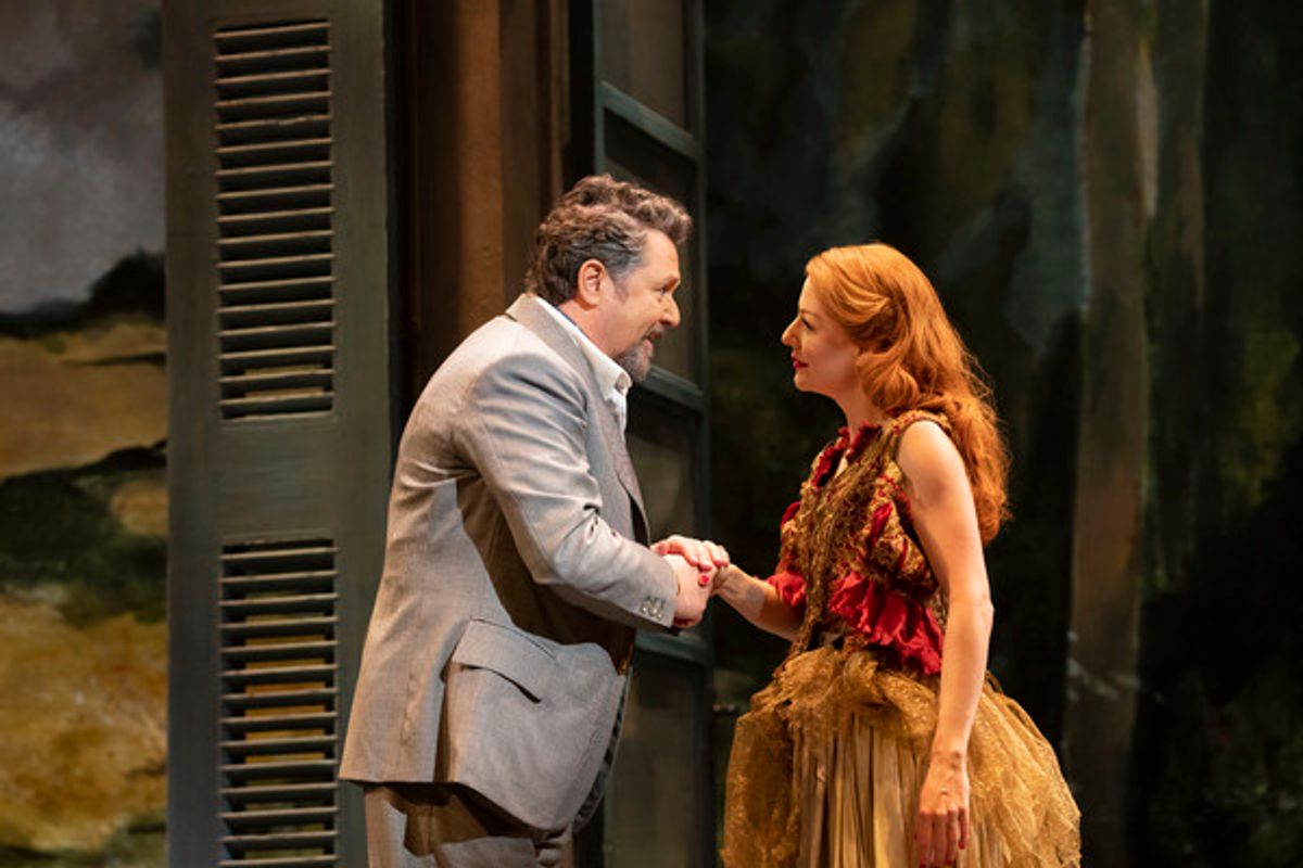 Michael Ball, Laura PItt-Pulford at 