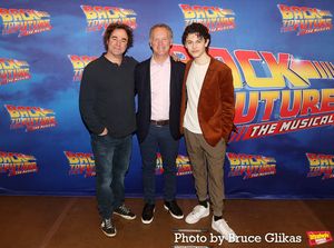 Roger Bart, Producer Colin Ingram and Casey Likes Photo