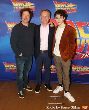 Roger Bart, Producer Colin Ingram and Casey Likes Photo