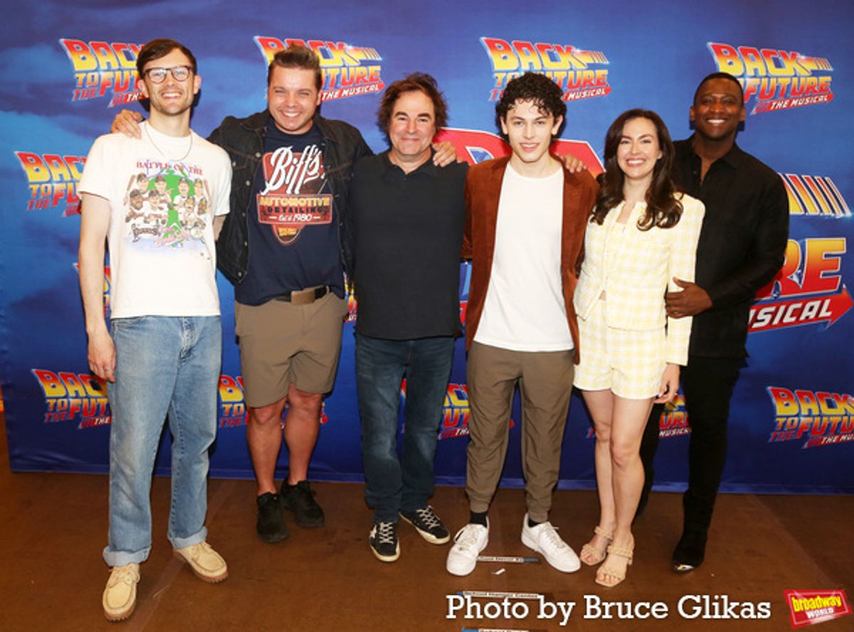 Hugh Coles, Nathaniel Hackmann, Roger Bart, Casey Likes, Lianna Hunt and Jelani Remy at 