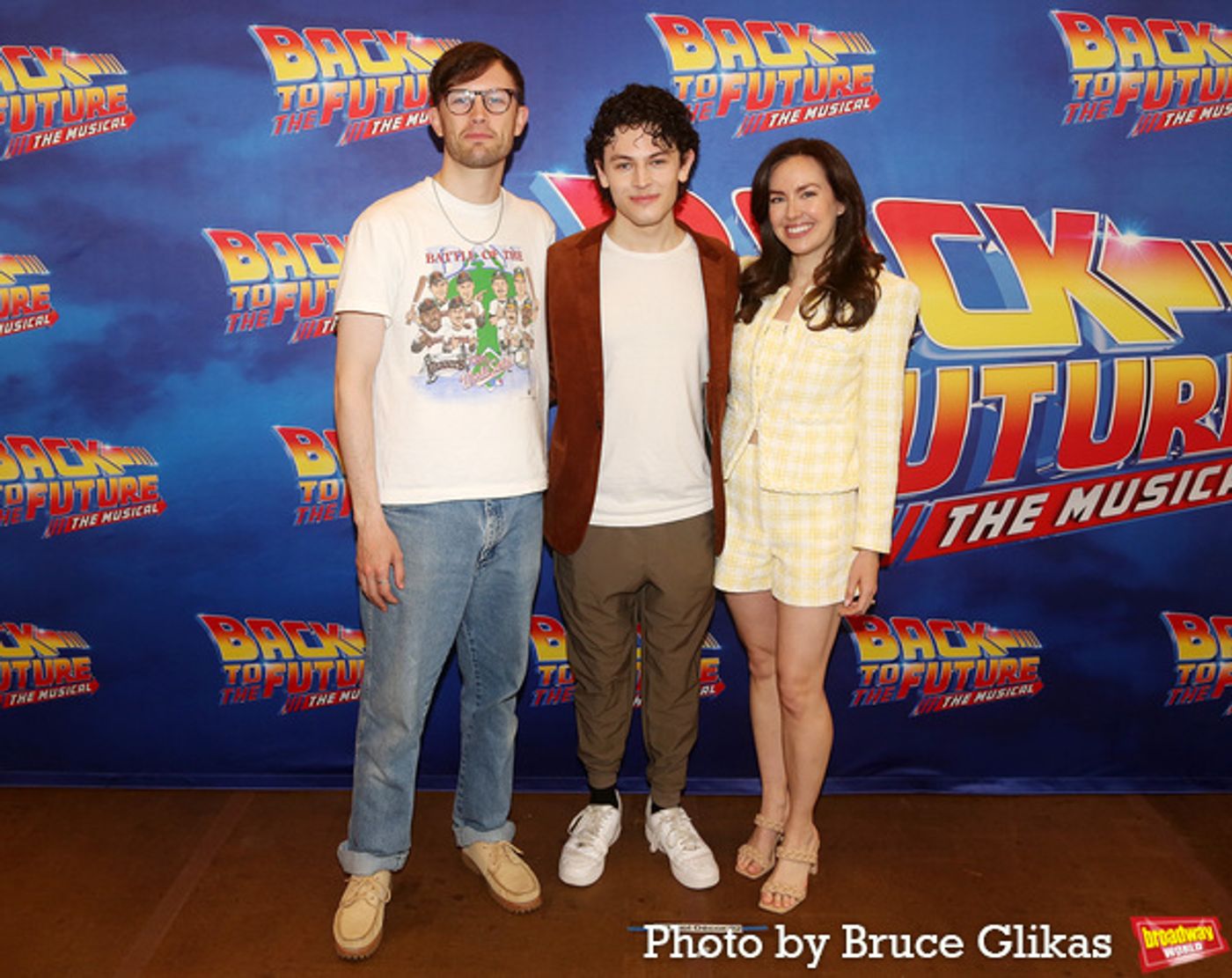 Photos: Casey Likes, Roger Bart, Jelani Remy & the Cast of BACK TO THE FUTURE: THE MUSICAL Meet the Press  Image