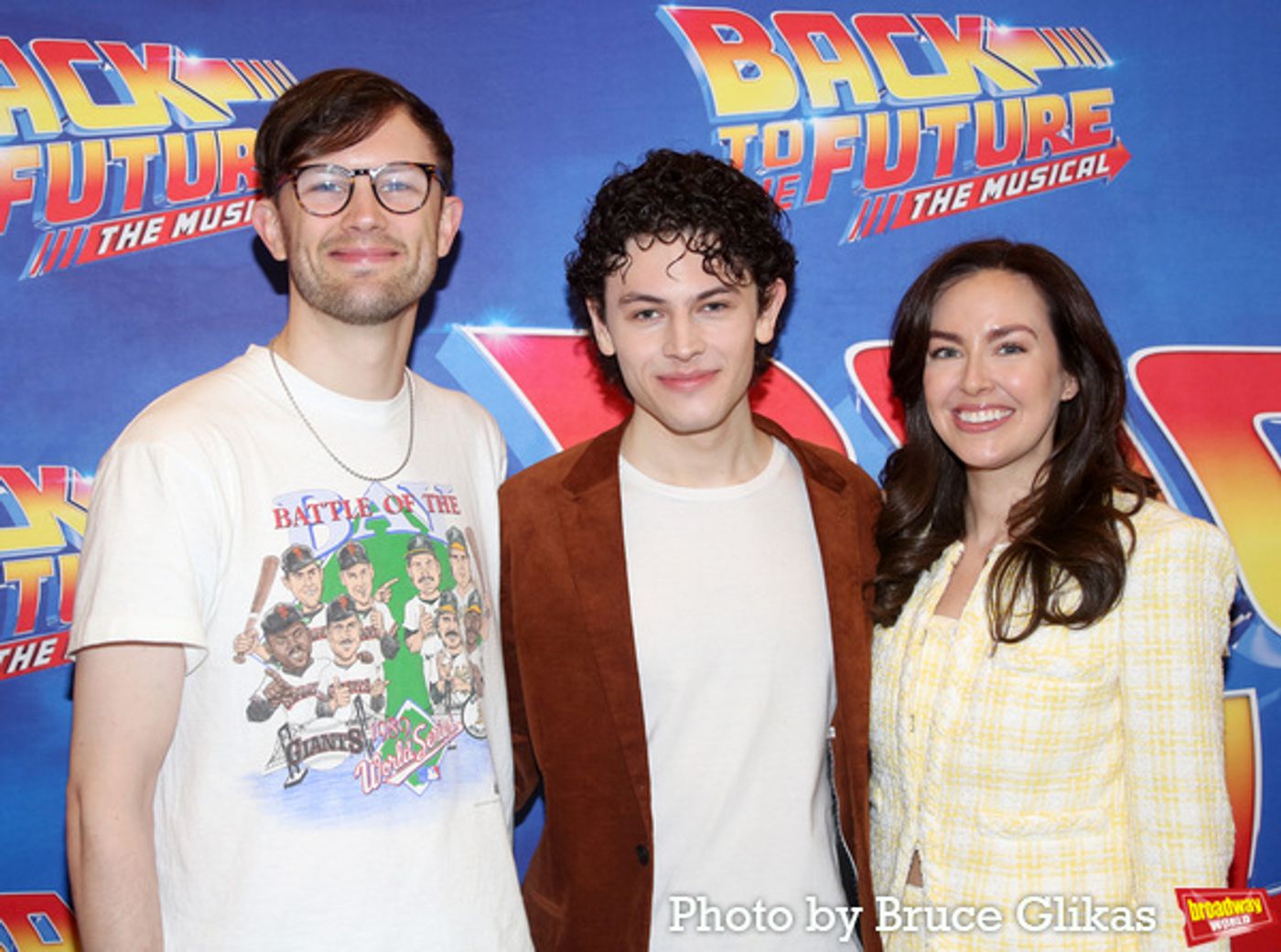 Photos: Casey Likes, Roger Bart, Jelani Remy & the Cast of BACK TO THE FUTURE: THE MUSICAL Meet the Press  Image