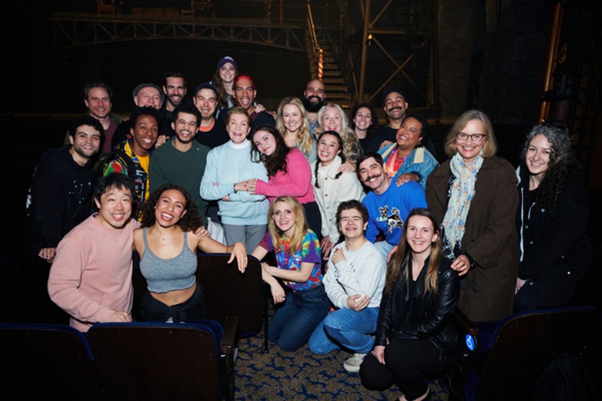 Julie Andrews, Hope Hamilton and the Company of Sweeney Todd  at 