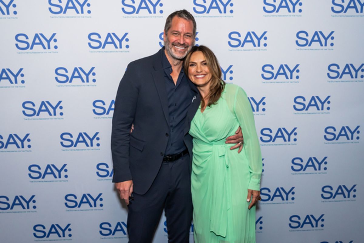 SAY Honorees Peter Hermann and Mariska Hargitay at 