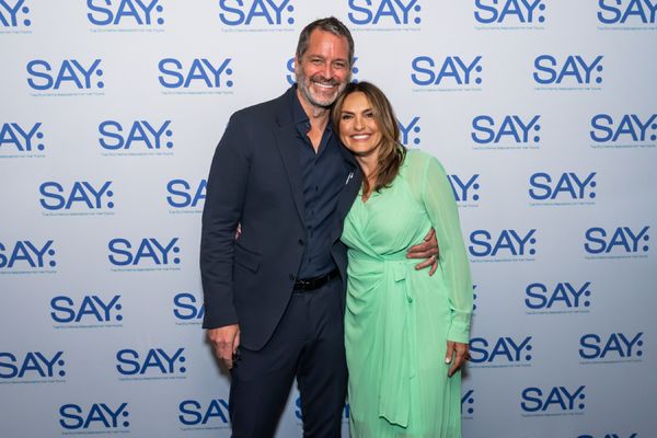 SAY Honorees Peter Hermann and Mariska Hargitay Photo