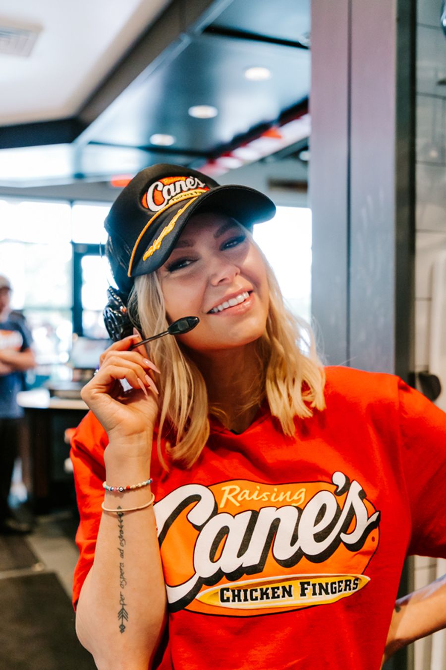Photos: Ariana Madix Puts Sauce in the #Scandoval, Serves Caniacs at Raising Cane's in El Segundo, CA Image