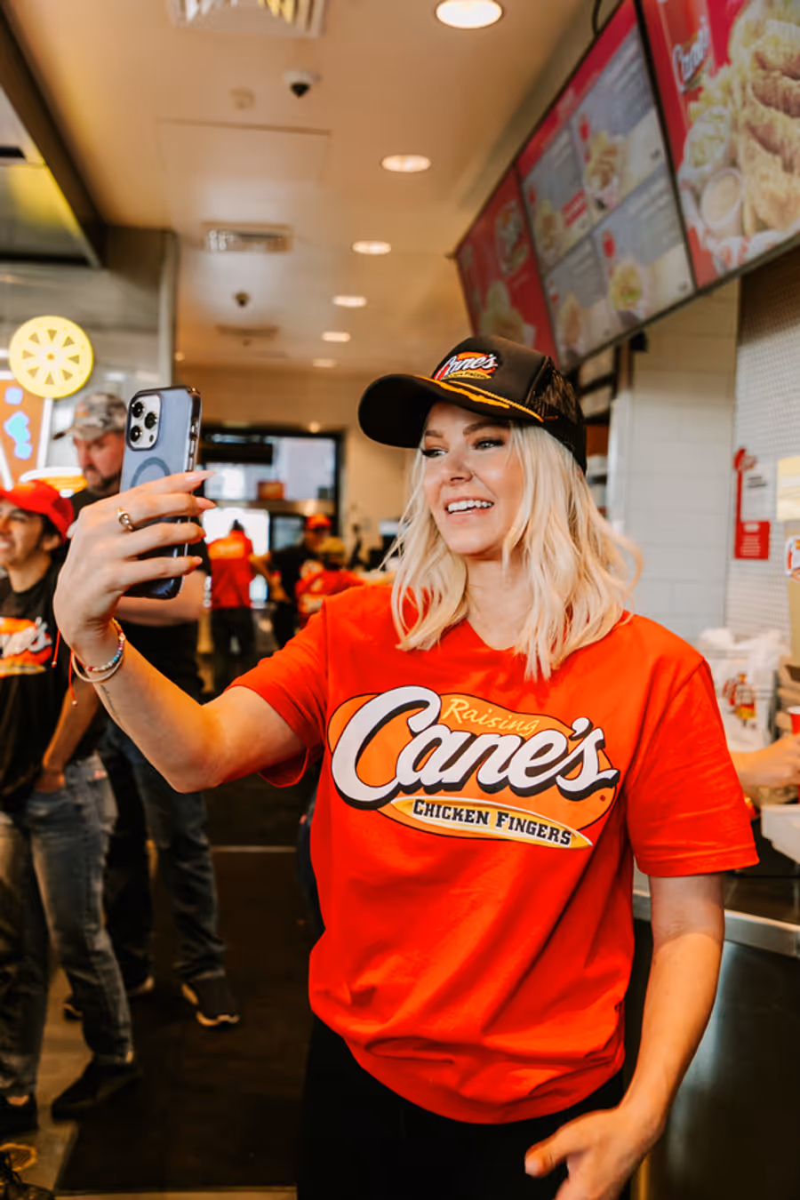 Photos: Ariana Madix Puts Sauce in the #Scandoval, Serves Caniacs at Raising Cane's in El Segundo, CA Image