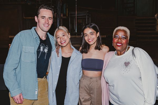 Reeve Carney, Eva Noblezada, Rachel Zegler, Lillias White Photo