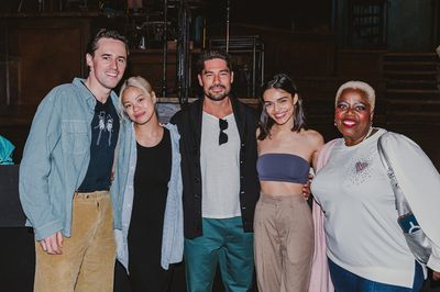 Reeve Carney, Eva Noblezada,  D.J. Cotrona, Rachel Zegler, Lillias White Photo