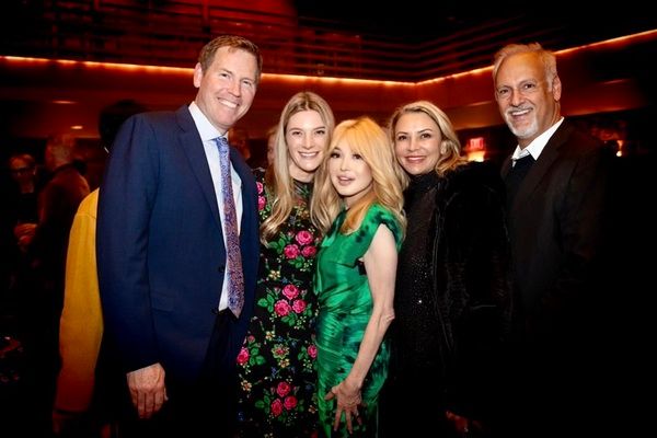 David & Jaynine Warner, Elizabeth Segerstrom, Lisa and Richard Merage Photo