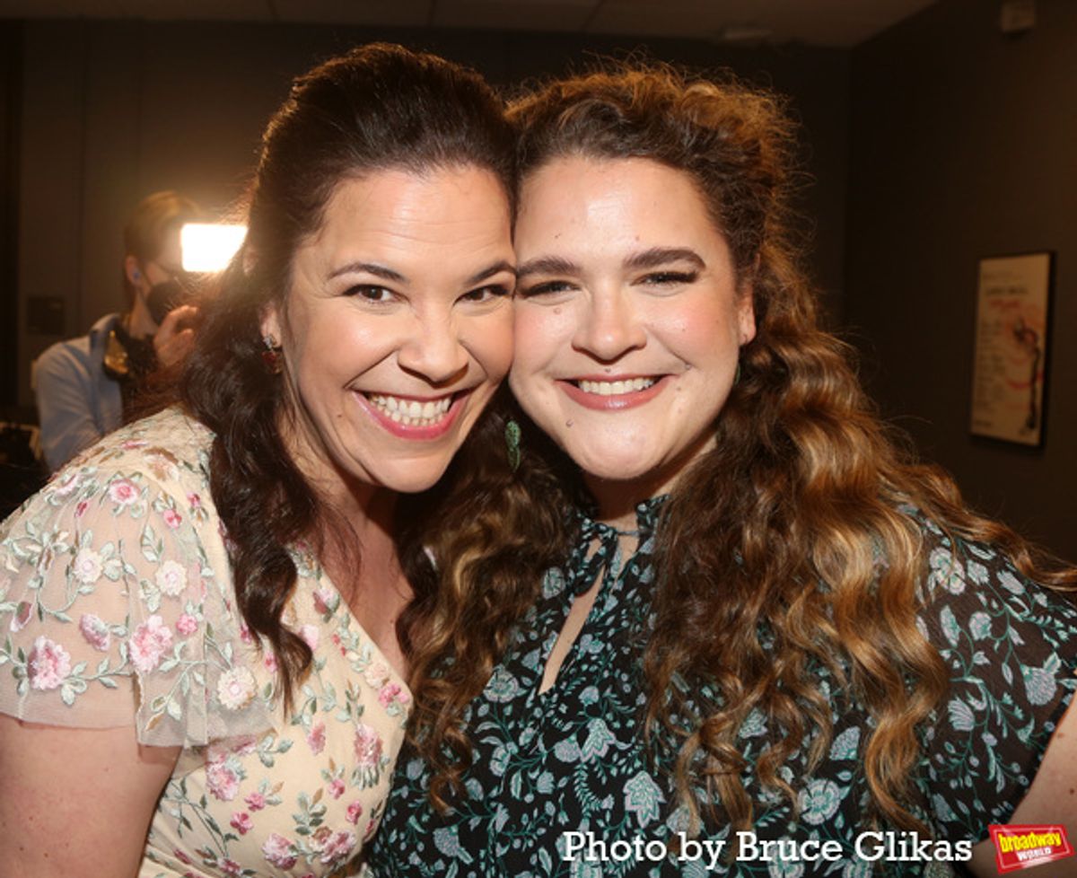 Lindsay Mendez and Bonnie Milligan at 