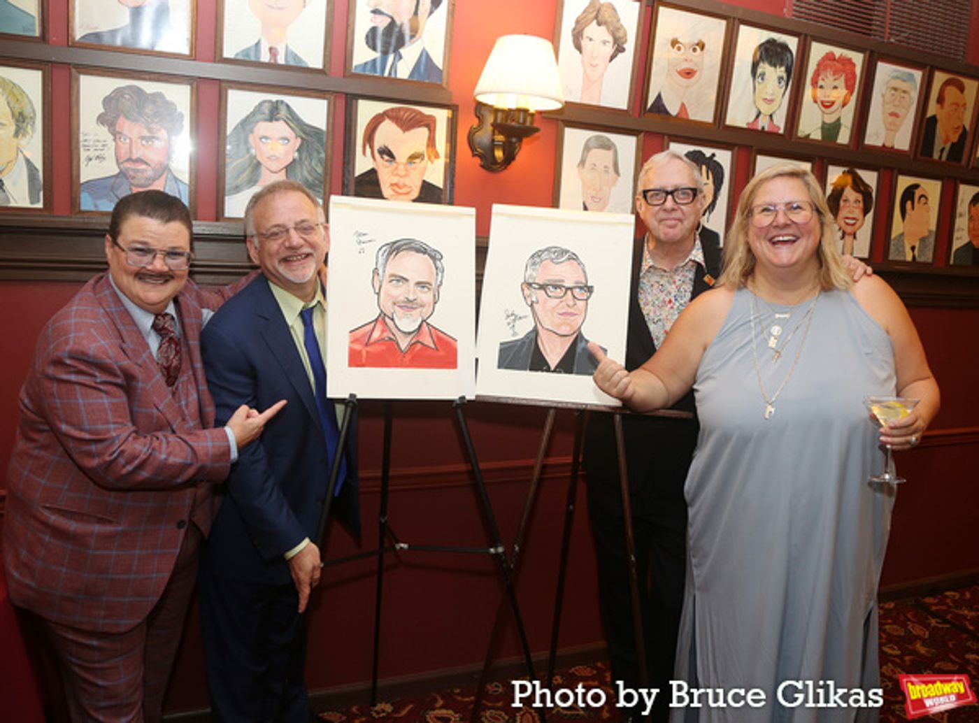 Photos: Nathan Lane, Matthew Broderick, and More Celebrate Marc Shaiman & Scott Wittman's Sardi's Caricature Unveiling  Image