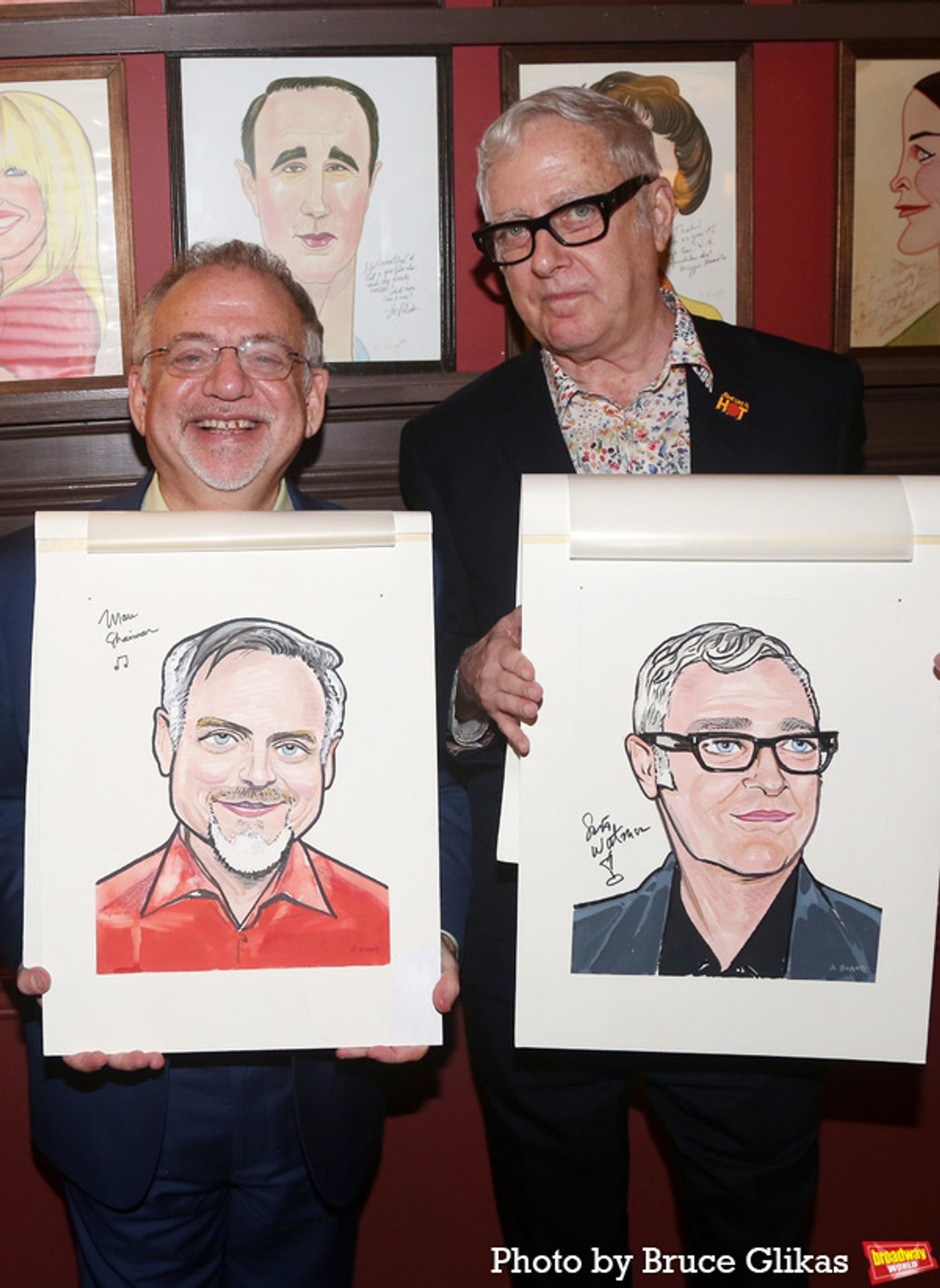 Photos: Nathan Lane, Matthew Broderick, and More Celebrate Marc Shaiman & Scott Wittman's Sardi's Caricature Unveiling  Image