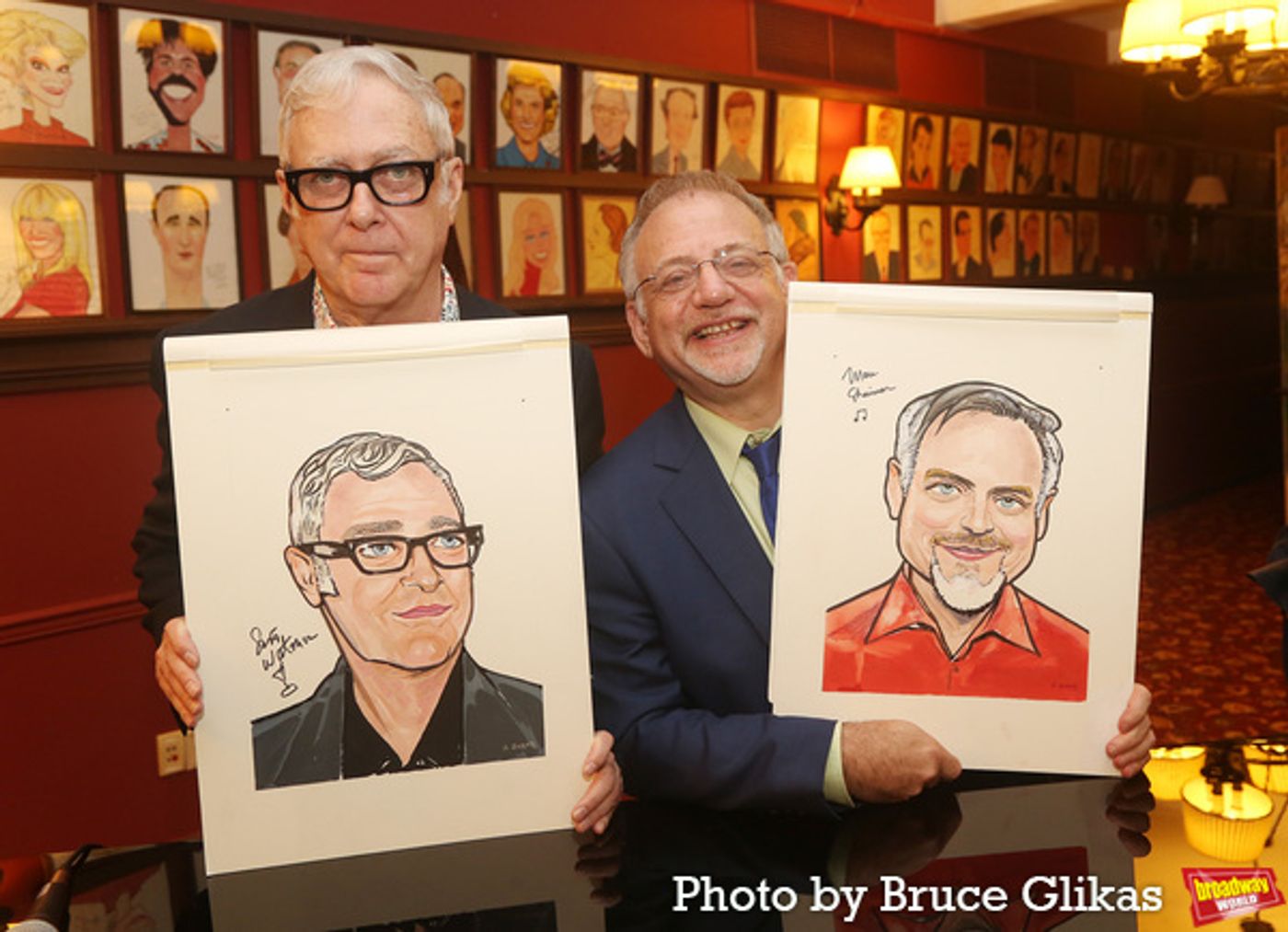Photos: Nathan Lane, Matthew Broderick, and More Celebrate Marc Shaiman & Scott Wittman's Sardi's Caricature Unveiling  Image