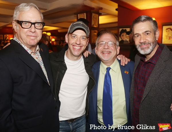 Scott Wittman, Christian Borle, Marc Shaiman and Kevin Del Aguila Photo