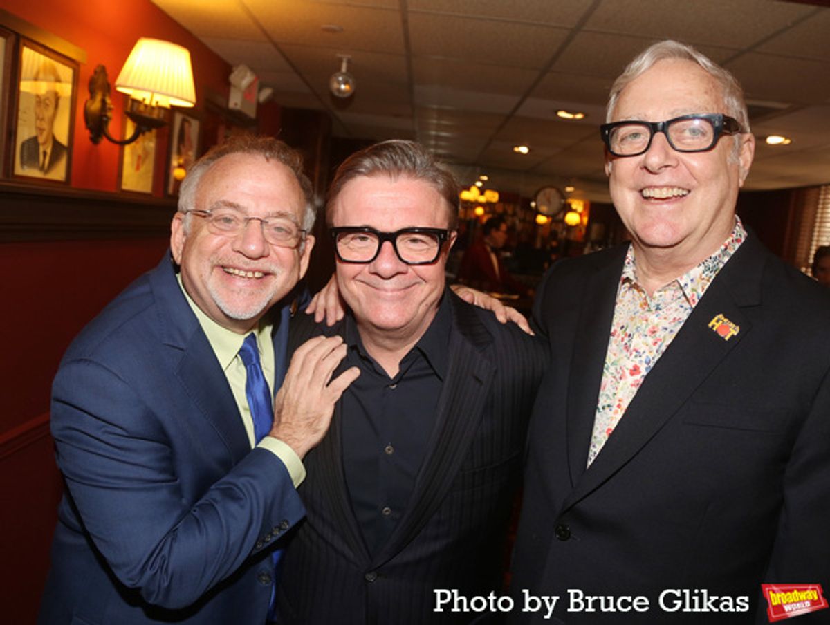 Marc Shaiman, Nathan Lane and Scott Wittman at 