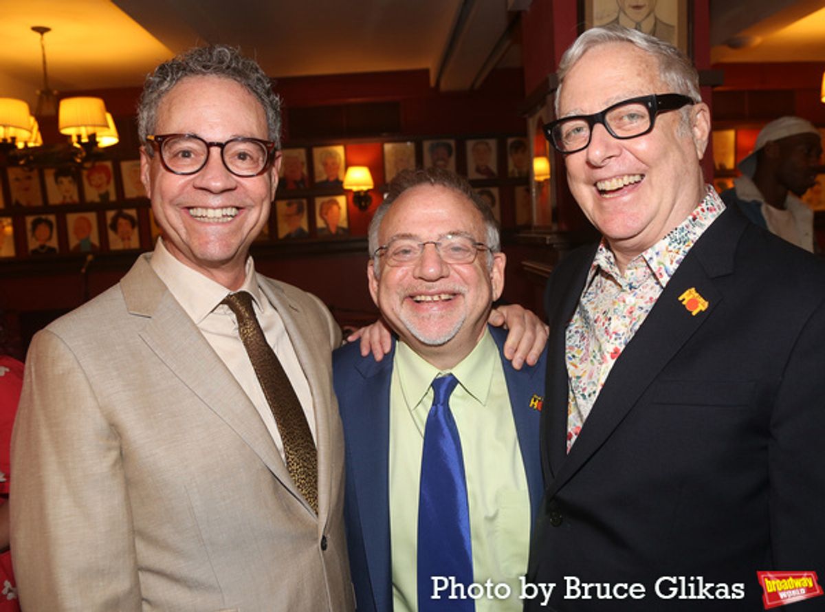 Mark Sendroff, Marc Shaiman and Scott Wittman at 