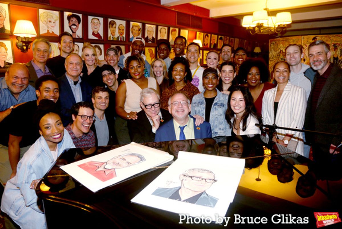 Scott Wittman, Marc Shaiman and The Cast of 'Some Like It Hot' at 