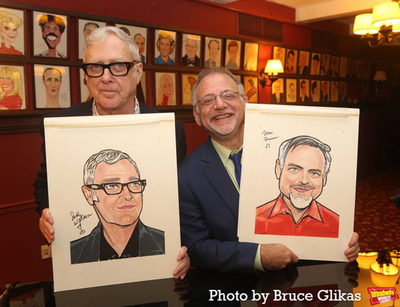 Photos: Nathan Lane, Matthew Broderick, and More Celebrate Marc Shaiman & Scott Wittman's Sardi's Caricature Unveiling  Image