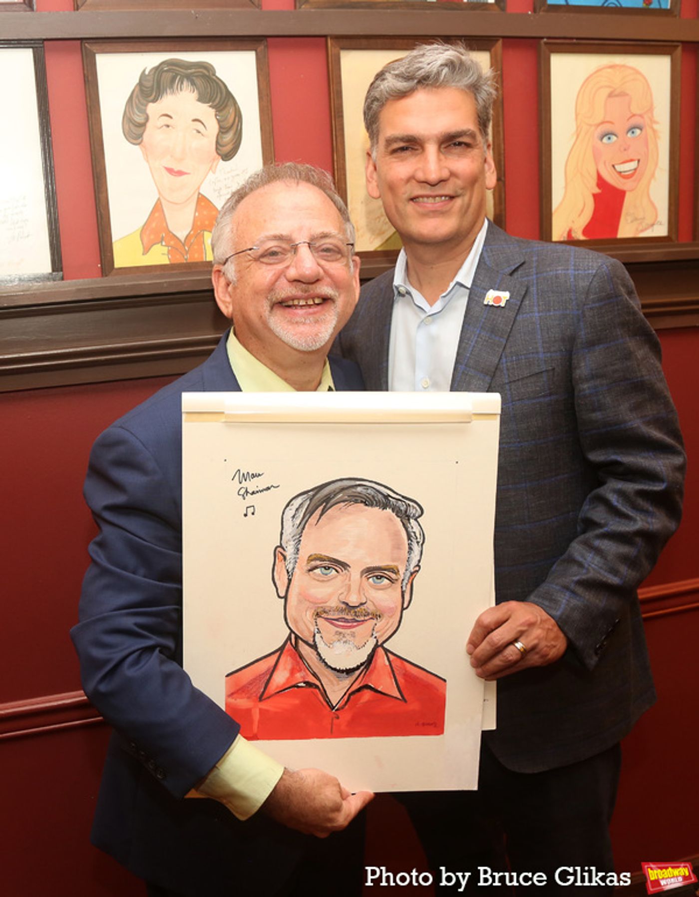 Photos: Nathan Lane, Matthew Broderick, and More Celebrate Marc Shaiman & Scott Wittman's Sardi's Caricature Unveiling  Image
