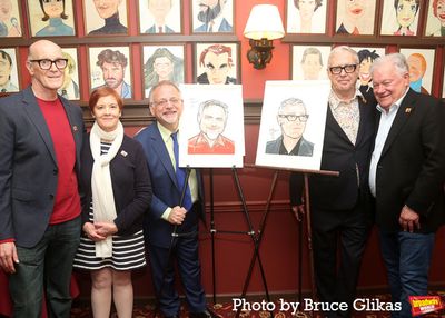 Producer Neil Meron, Dessie Moynihan, Marc Shaiman, Scott Wittman and Robert E. Wanke Photo