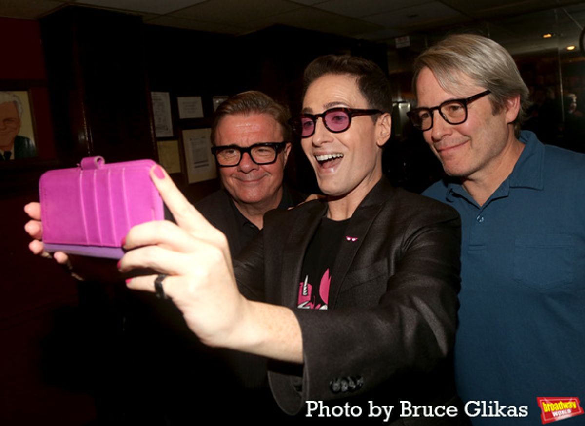 Nathan Lane, Randy Rainbow and Matthew Broderick at 