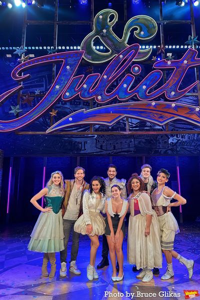 Betsy Wolfe, Stark Sands, Lorna Courtney, Paulo Szot, Addison Rae, Melanie La Barrie, Photo