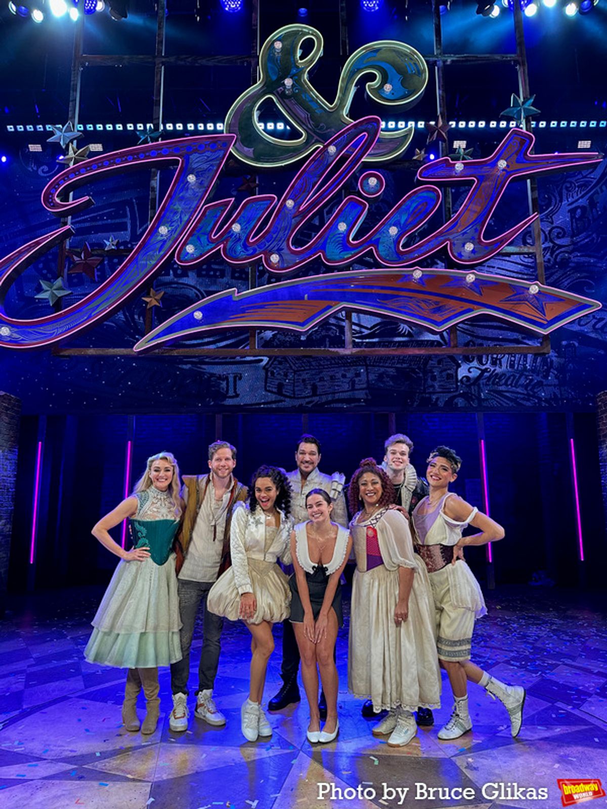 Betsy Wolfe, Stark Sands, Lorna Courtney, Paulo Szot, Addison Rae, Melanie La Barrie, Ben Jackson Walker and Justin David Sullivan at 