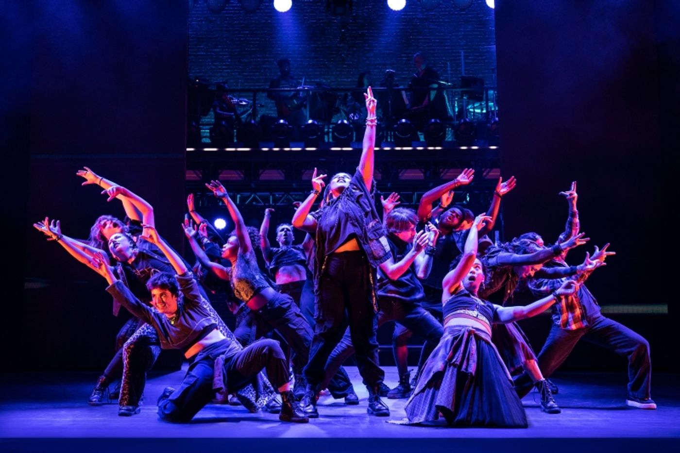 The company of the North American Tour of JAGGED LITTLE PILL.  Photo by Matthew Murphy, Evan Zimmerman for MurphyMade, 2022