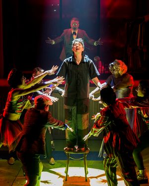 Adina Verson and the cast of A Transparent Musical Photo