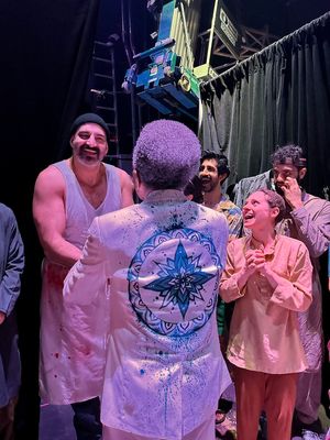 Andre De Shields with the cast of Life of Pi Photo