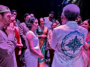 Andre De Shields with the cast of Life of Pi Photo