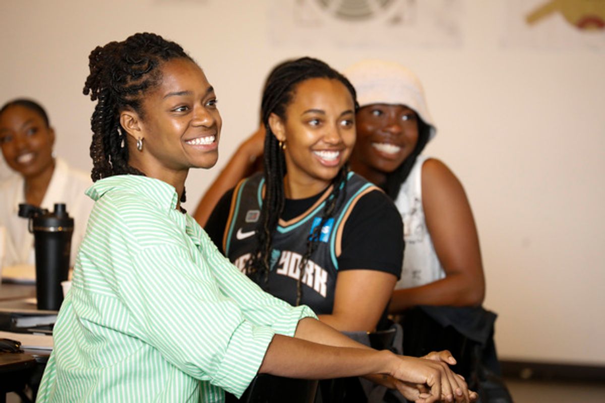 Renita Lewis, Stephanie Everett and Tamera Tomakili at 