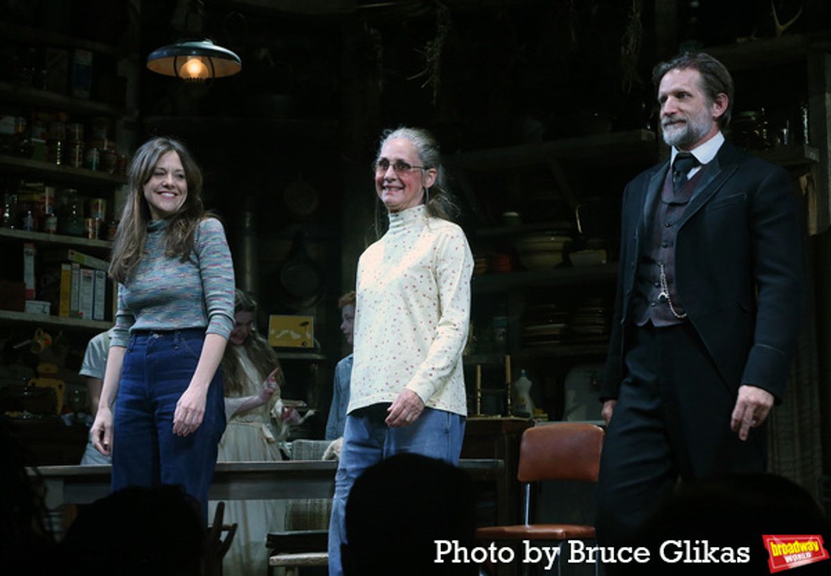 Claire Karpen, Laurie Metcalf and Paul Sparks at 