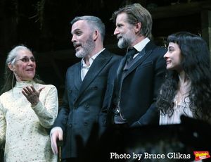 Laurie Metcalf, Playwright Levi Holloway, Paul Sparks, Sophia Anne Caruso @ BroadwayWorld Laurie Metcalf, Playwright Levi Holloway, Paul Sparks, Sophia Anne Caruso Photo