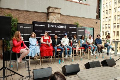 Julie James, Victoria Clark, Bonnie Milligan, Justin Cooley, Steven Boyer, Alli Mauze Photo