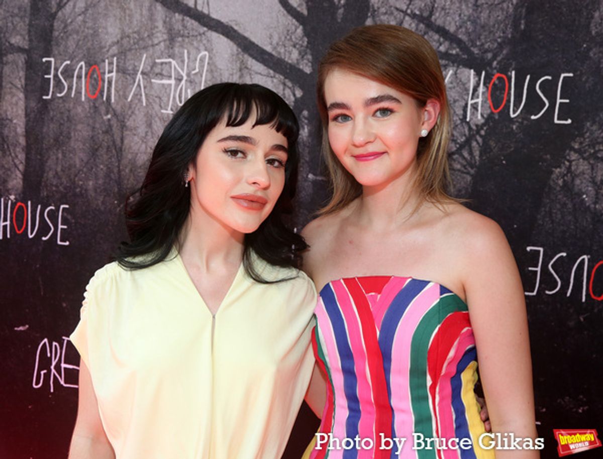 Sophia Anne Caruso and Millicent Simmonds at 