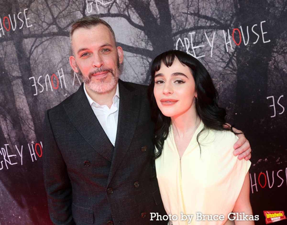 Playwright Levi Holloway and Sophia Anne Caruso at 