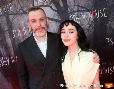 Playwright Levi Holloway and Sophia Anne Caruso Photo