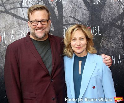 Stephen Wallem and Edie Falco Photo