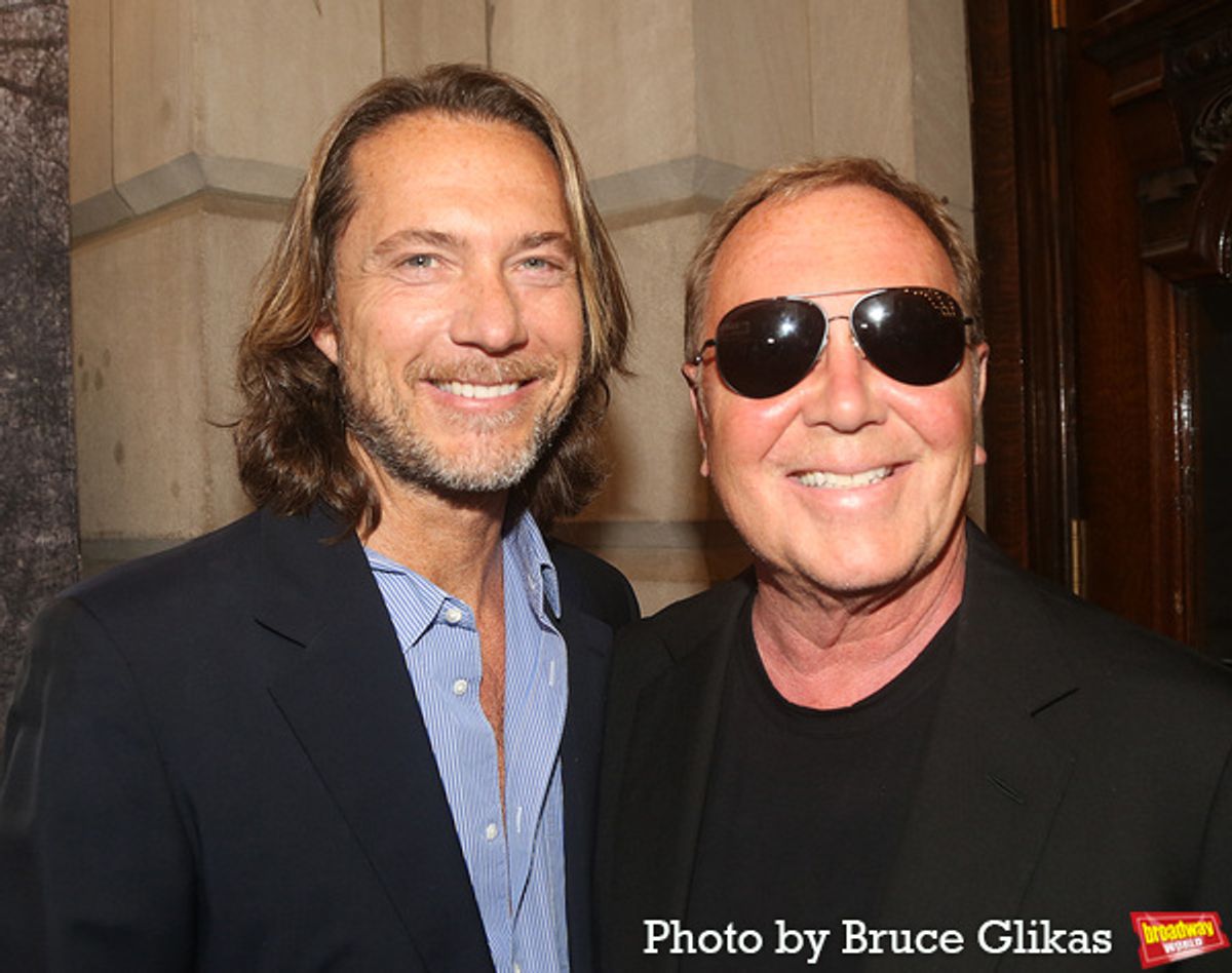 Lance LePere and Michael Kors  at 