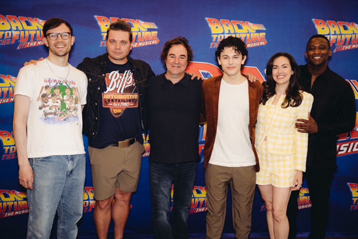 Hugh Coles, Nathaniel Hackmann, Roger Bart, Casey Likes, Liana Hunt, Jelani Remy at 