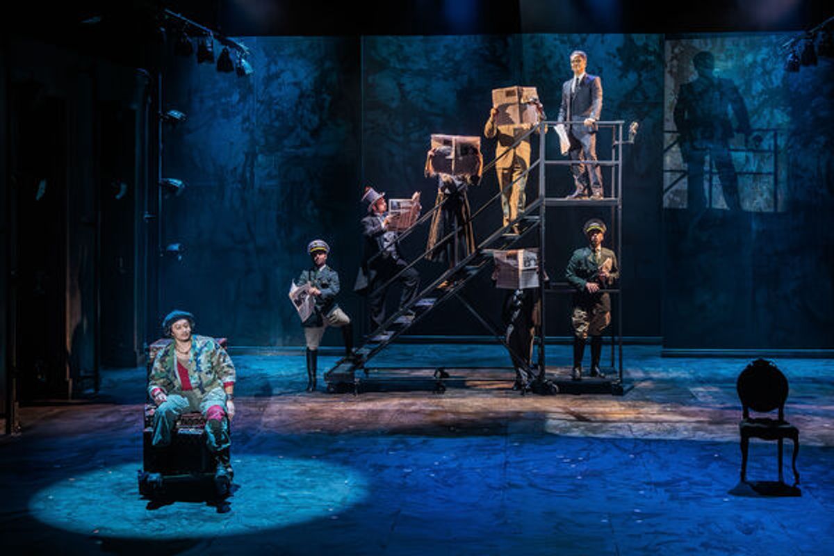 Justin Gregory Lopez, Martin Sola, and the Company of The REV Theatre Company’s production of EVITA  at 