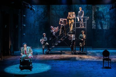 Justin Gregory Lopez, Martin Sola, and the Company of The REV Theatre Company’s pro Photo