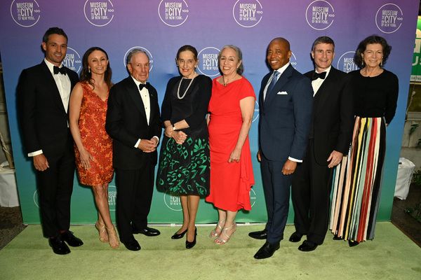 Justin Waterman, Georgina Bloomberg, Honoree Michael R. Bloomberg, Ronay Menschel, Sa Photo